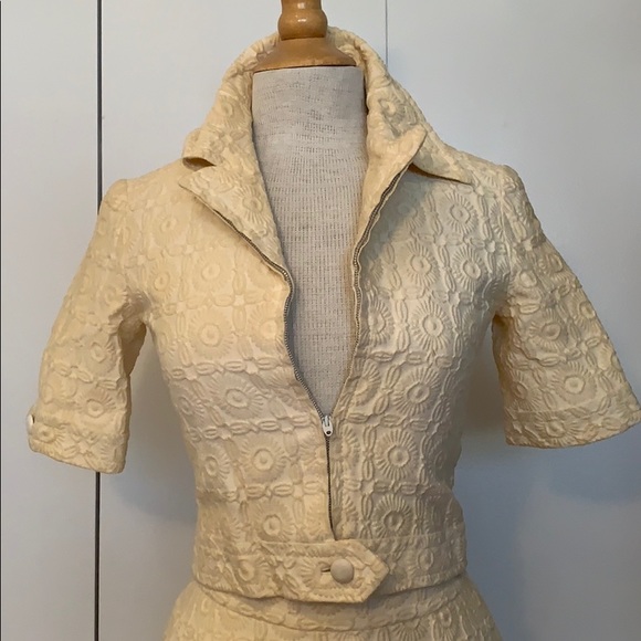 Vintage custom tailored patterned set - Picture 3 of 8